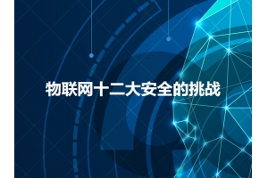 淺談物聯(lián)網(wǎng)十二大安全的挑戰